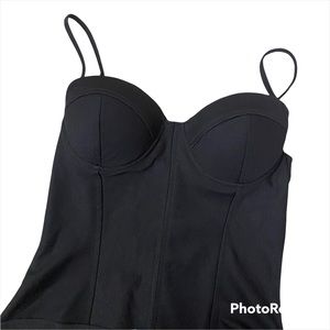 Fashion Nova-Came For More Bodysuit - Black Small